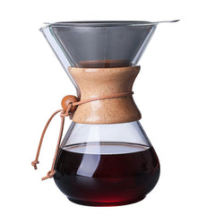 High temperature glass hand coffee pot sharing pot