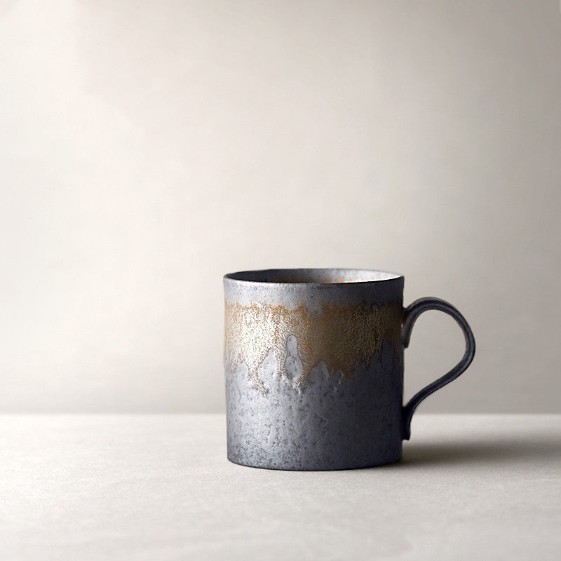 Vintage stoneware coffee cup