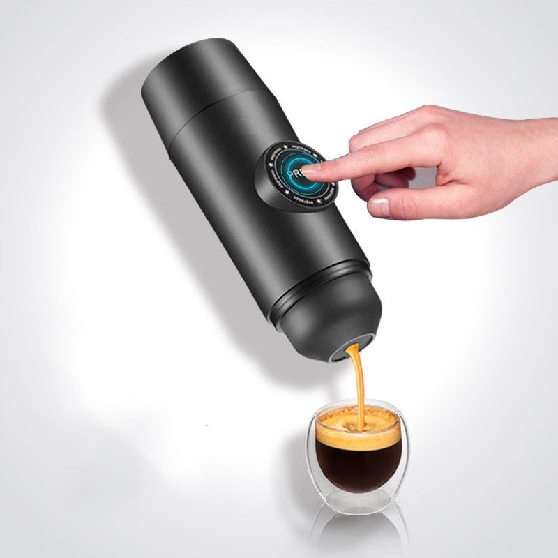 Portable Rechargeable Battery Espresso Machine Travel Car Coffee Powder Capsule Dual-Use Electric Mini