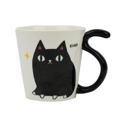 Black Cat Cup Coffee Cup Breakfast Cup