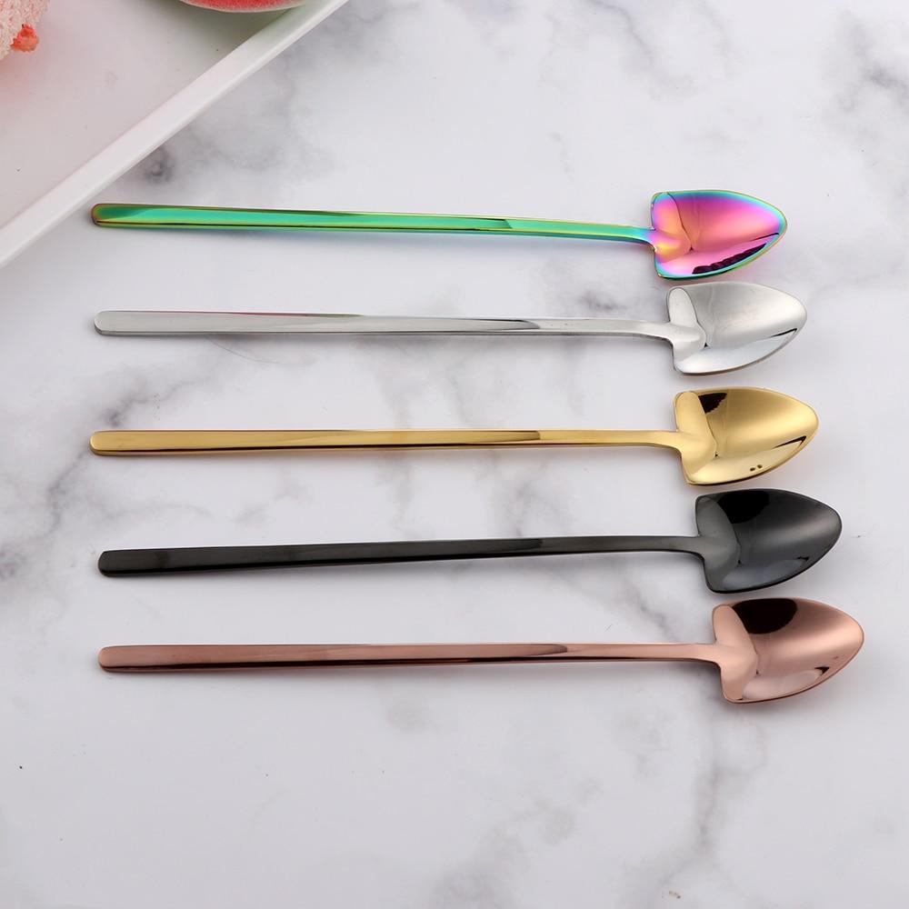 Creative golden ice spoon coffee spoon