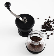 Hand grinder coffee machine