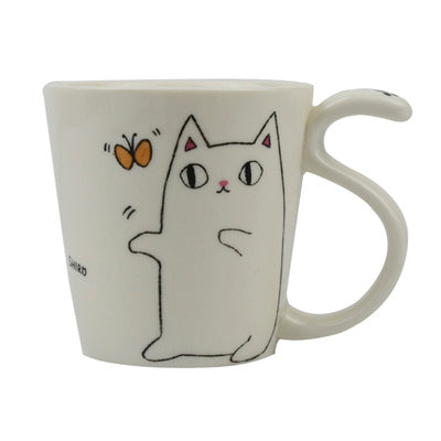 Black Cat Cup Coffee Cup Breakfast Cup