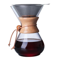 High temperature glass hand coffee pot sharing pot