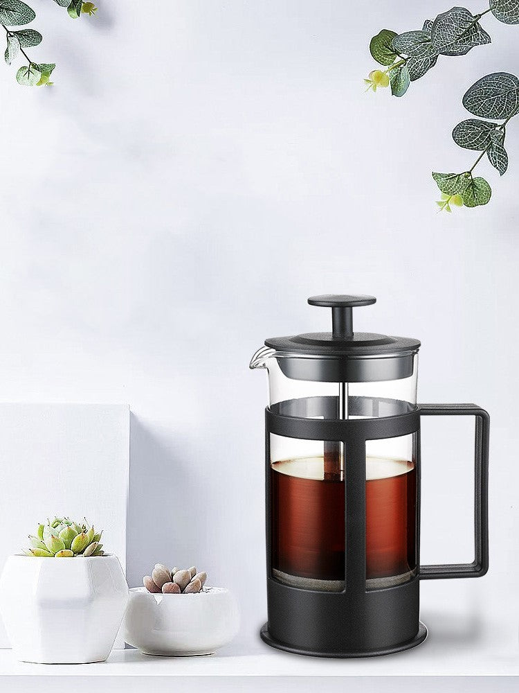 French press pot hand brew coffee pot