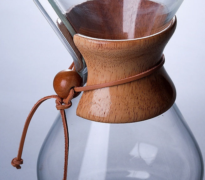 High temperature glass hand coffee pot sharing pot