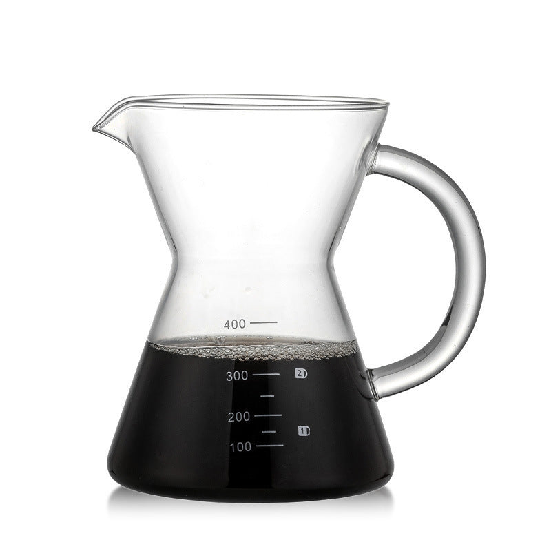 400ml glass hand coffee maker