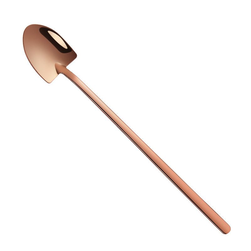 Creative golden ice spoon coffee spoon