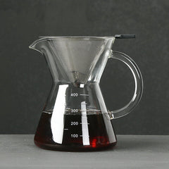 400ml glass hand coffee maker